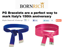 PG Bracelet are a perfect way to mark Italy's 150th anniversary